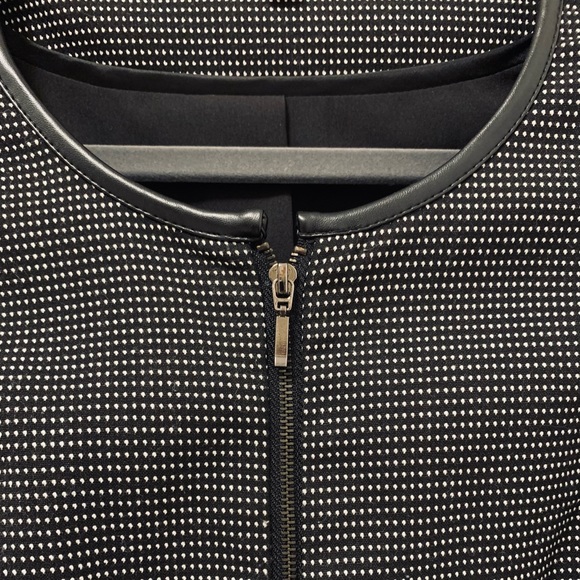 Classy office jacket, black with white dots🖤🤍 - Picture 5 of 14